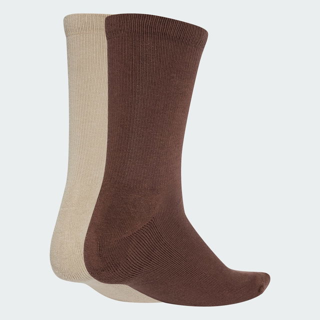 Two-Toned Crew Socks - 2 Pairs