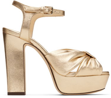 Pокля Jimmy Choo Jimmy Choo Heloise 120 Heeled Sandals Металик | HELOISE 120, 0