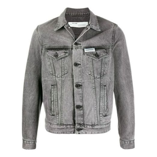 Яке Off-White Arrow Denim Jacket Сиво | OMKY002R20E540200810, 0