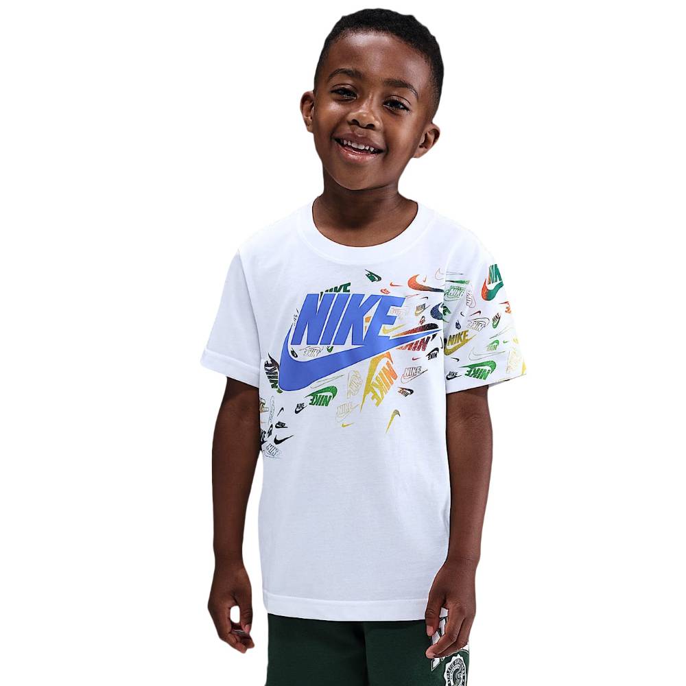 Тениска Nike Multi-Logo Graphic T-shirt Club Revealed K Многоцветен | 86N210-001, 0
