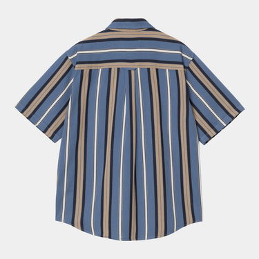 Риза Carhartt WIP Carhartt WIP Jarrell Stripe Short Sleeve Shirt Синьо | I034536_2, 1