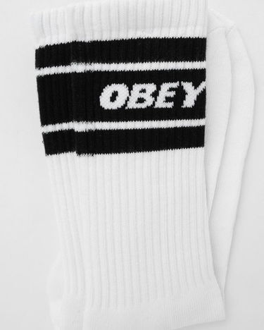 Чорапи OBEY Cooper II Crew Socks Бяло | 100260093-WHBK, 2