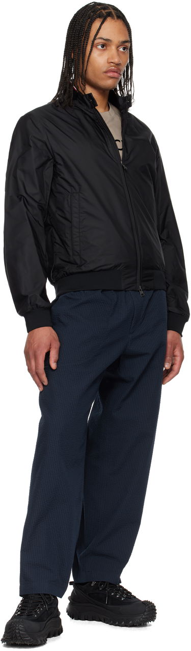 Панталони Moncler Moncler Seersucker Belted Trousers Тъмно синьо | K10912A00038598JC, 3