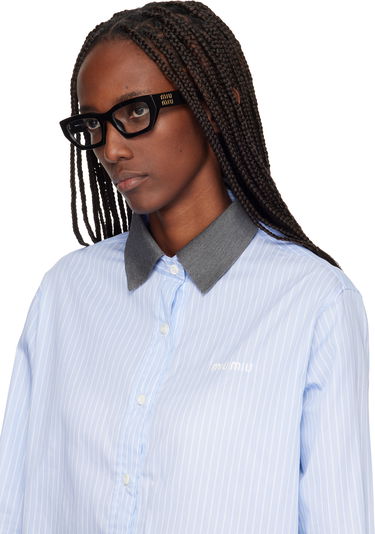 Слънчеви очила Miu Miu Eyewear Cat Eye Glasses Черно | 0MU 03XV 8056597980173, 3