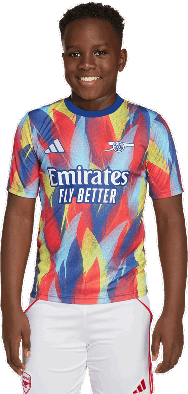Фланелка adidas Performance Arsenal 25/26 Pre-Match Jersey Kids Многоцветен | JJ1799, 3