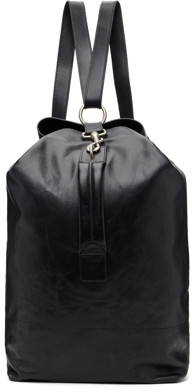 Dries Van Noten Adjustable Leather Backpack