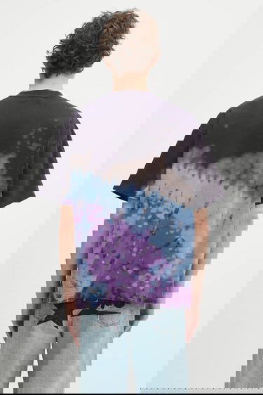 Тениска BAPE Tie dye college T-shirt Многоцветен | 1K80109003, 2