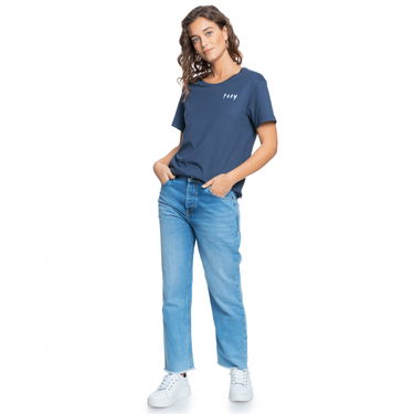 Тениска Roxy Women's Short Sleeve T-Shirt Синьо | ERJZT05256-BSP0, 1