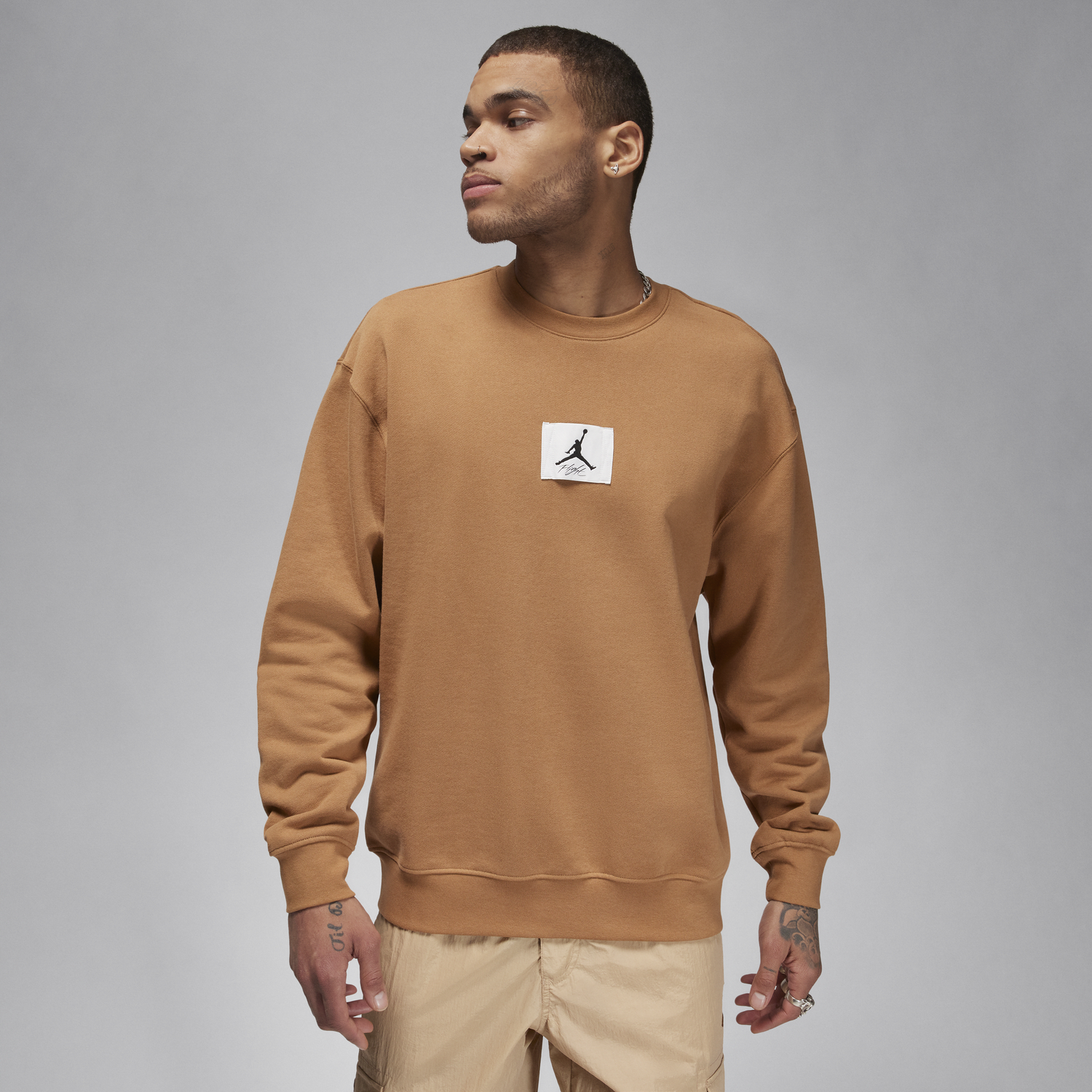 Суитчър Jordan Jordan Essentials Кафяво | FB6932-231, 0