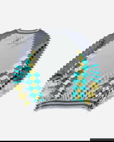 Пуловер Asics Novalis Laricoid V-Neck Knit Jumper Argyle Pattern Многоцветен | 2203A323-022, 2