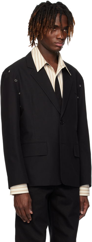 Яке We11done We11done Eyelet Blazer Черно | WD-JK0-25-025-U-BK, 1
