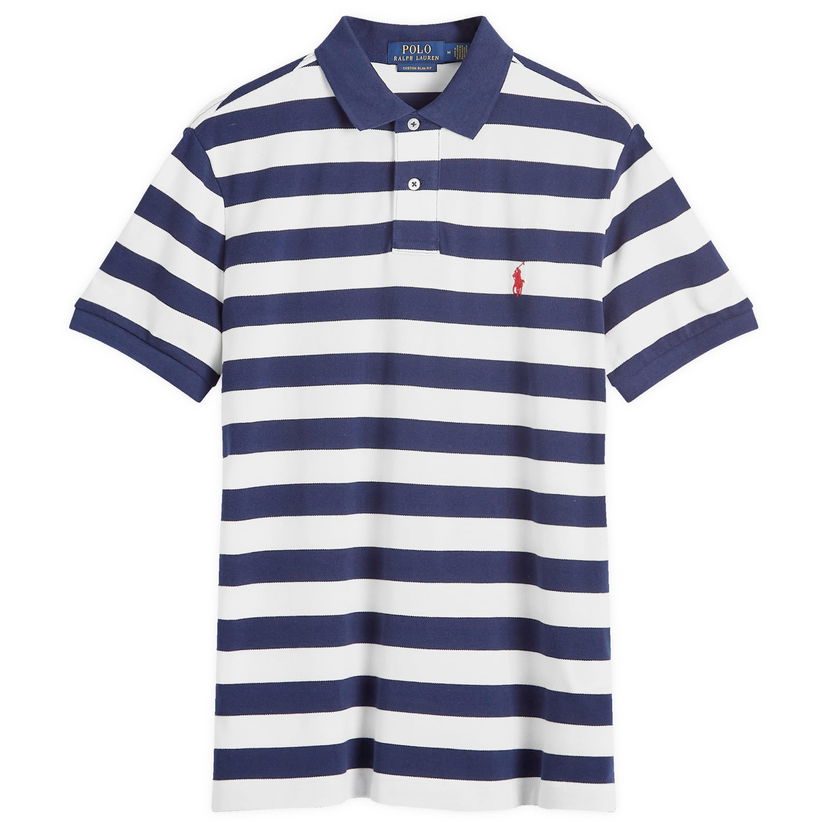 Поло тениска Polo by Ralph Lauren Stripe Polo Тъмно синьо | 710941435002