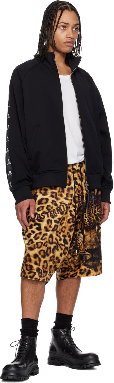 Къси панталони Mastermind WORLD MASTERMIND WORLD Oversized Fit Leopard Shorts Жълто | MW25S14-PA018-600, 3