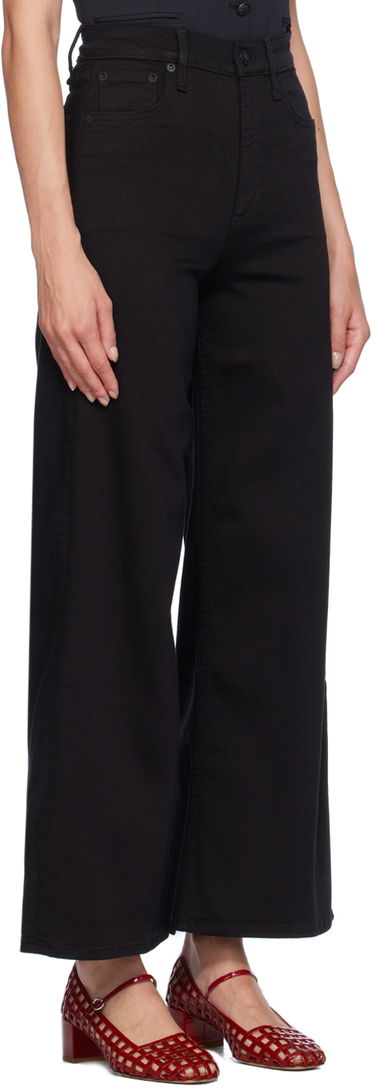Дънки rag & bone Sofie Ankle Ultra Wide-Leg Jeans Черно | WDD24F3000N5BL, 1