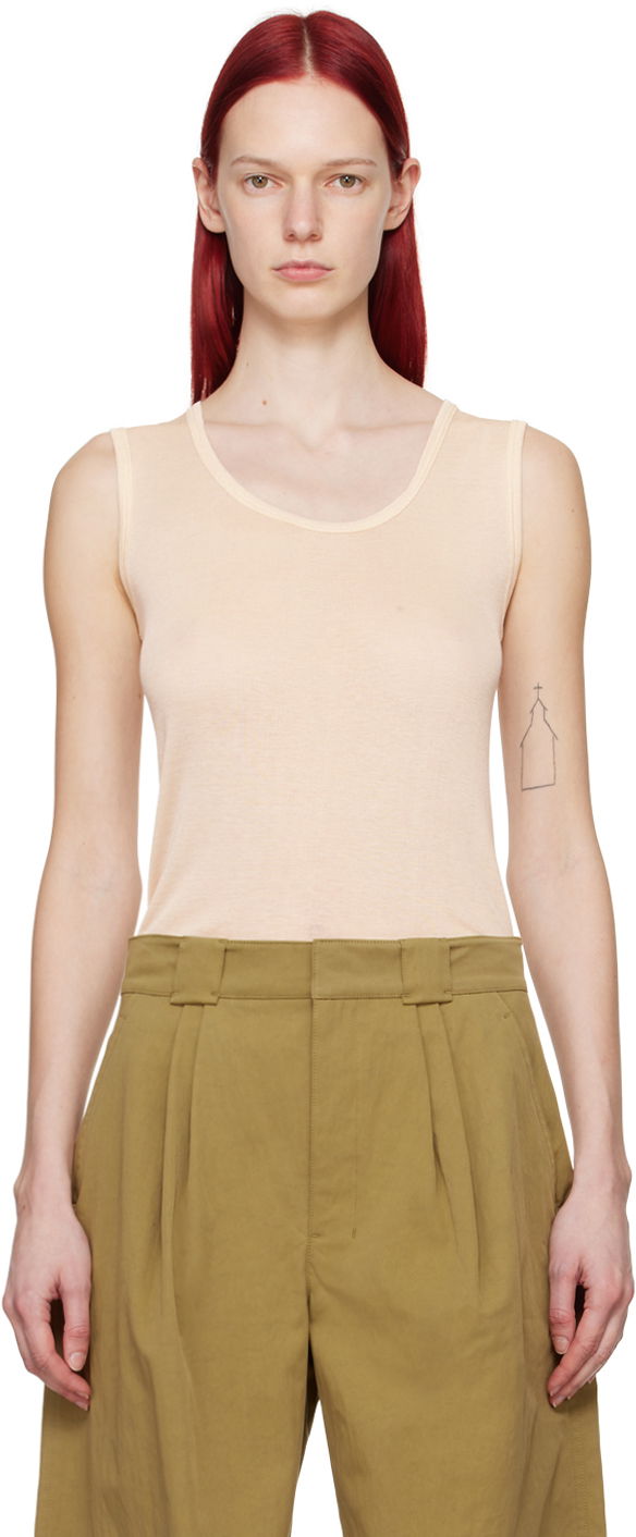 Потник LEMAIRE LEMAIRE Seamless Tank Top Бежово | TO1159 LK1017