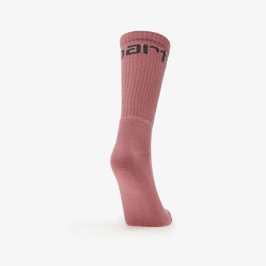 Чорапи Carhartt WIP Socks Dusty Rose/ Sycamore Tree Бургунди | I029422.2DGXX, 2