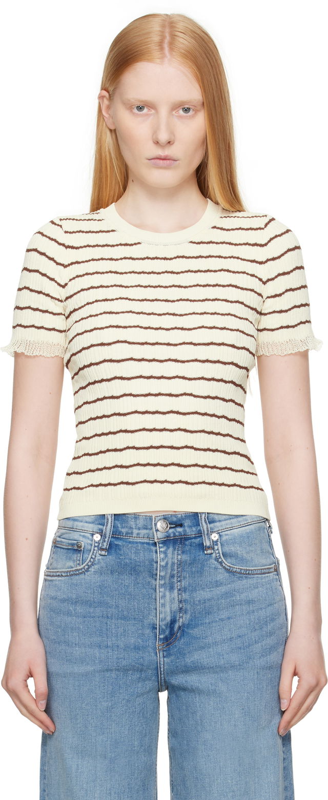 rag & bone Chiara Stripe Crew T-Shirt