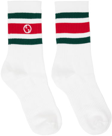 Бельо и чорапи Gucci Round Interlocking G Бяло | 750705 4GADU, 0
