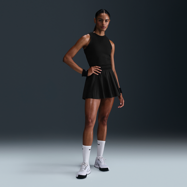 Пола Nike NikeCourt Advantage Dri-FIT Pleated Tennis Skirt Черно | FZ6512-010, 0