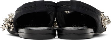 Аксесоари Dries Van Noten Dries Van Noten Embellished Mesh Slingback Ballerinas Черно | WS251-1617-800, 1