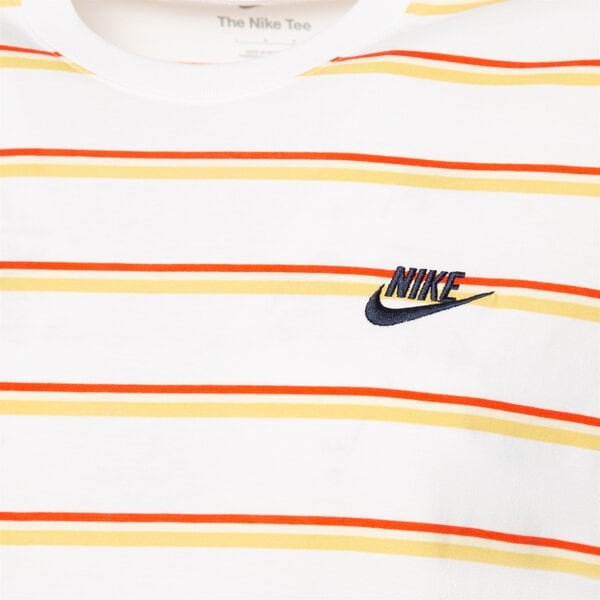 Тениска Nike Club Stripe T-Shirt Бяло | DZ2985-100, 1