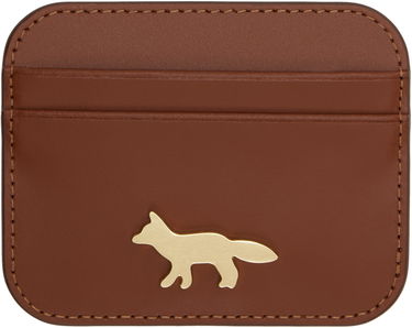 Портфейл MAISON KITSUNÉ Maison Kitsuné Edie Card Holder Кафяво | OW05700LR0001, 3