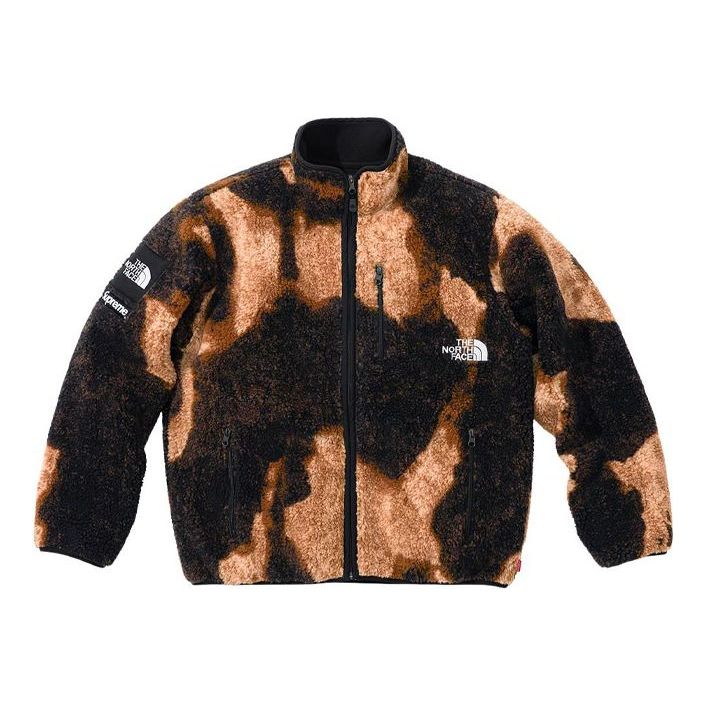 Суитчър Supreme Supreme x The North Face Print Fleece Jacket Кафяво | SUP-FW21-365