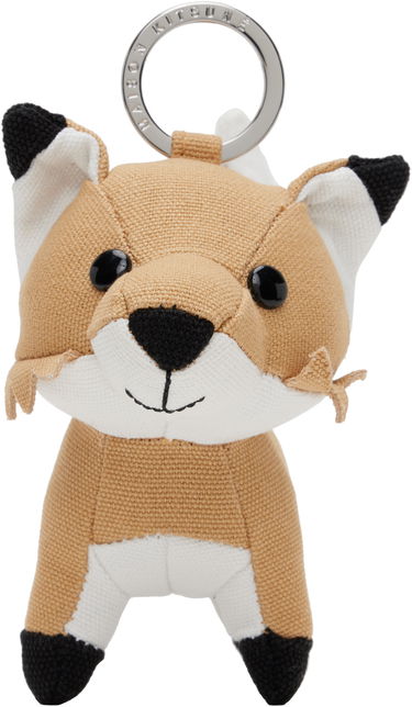 Ключодържатели MAISON KITSUNÉ Maison Kitsuné Fox Bag Charm Keychain Бежово | OW06906WW0107, 0