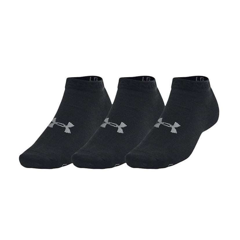 Чорапи Under Armour 3-Pack Essential Low Socks Черно | 1382958-001