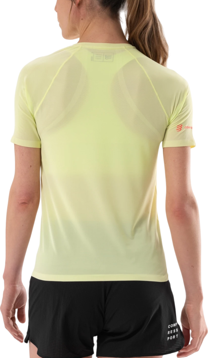 Тениска Compressport Trail Running Short Sleeve T-Shirt Жълто | atsw3646-atsw3646040, 1