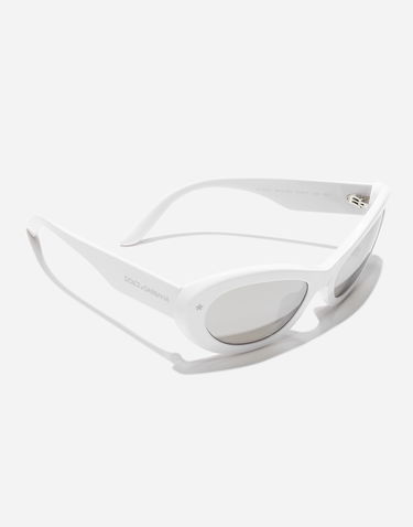 Слънчеви очила Dolce & Gabbana Dolce & Gabbana DNA Oval Sunglasses Бяло | VG400PVP26G9V000, 3