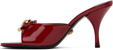 Грижа за обувките Versace Versace Opera Bow Patent Heeled Sandals Червено | 1018239_D2VE_1RB3V, 2