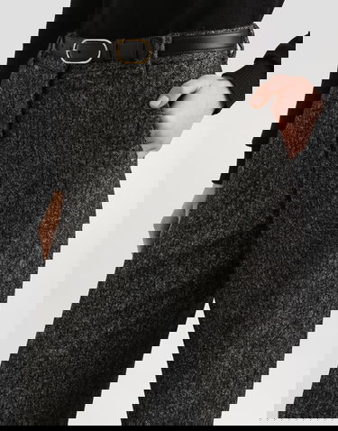 Панталони Dolce & Gabbana Dolce & Gabbana Striped Wool Trousers Сиво | FTC31TFRZANS8051, 3