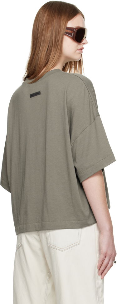 Тениска Fear of God Fear of God ESSENTIALS Boxy T-Shirt Зелено | 125SP257167FW, 2