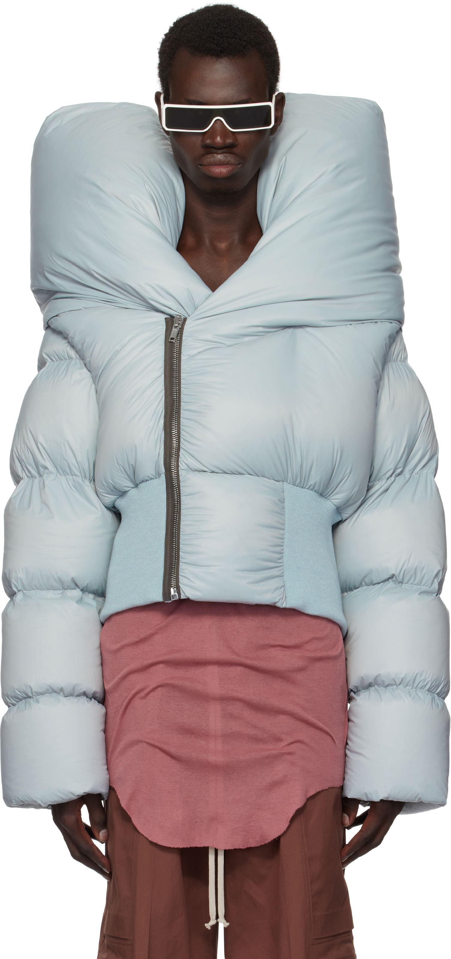 Пухо яке Rick Owens Down Jacket Синьо | RR02D6715 NPDX, 0