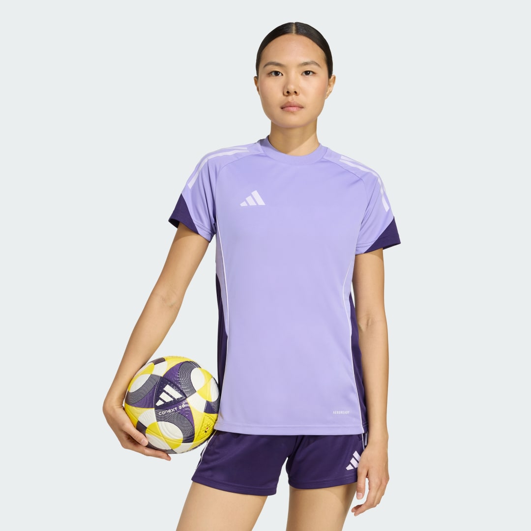 Фланелка adidas Performance Tiro 25 Competition Training Jersey Лилаво | JW4384, 0