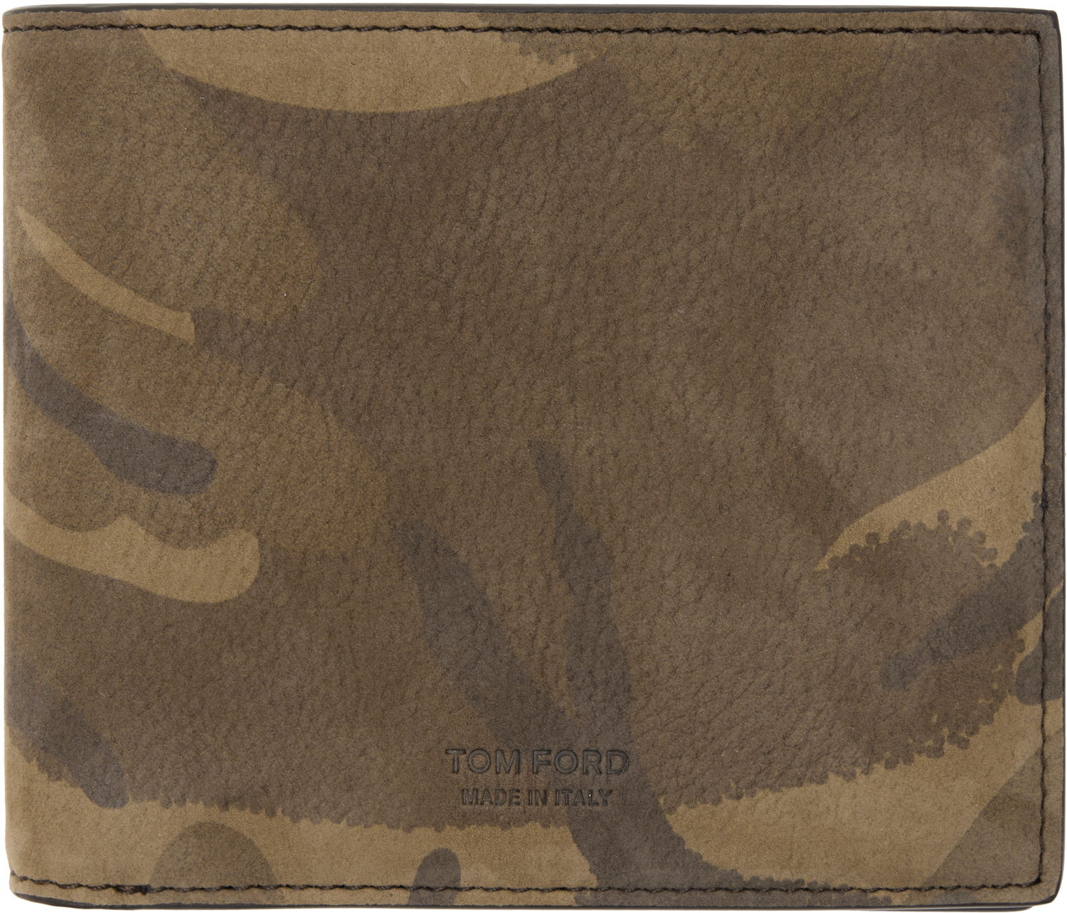 Портфейл Tom Ford Tom Ford Camo Nubuck Bifold Wallet Кафяво | Y0228-ICL113G, 0