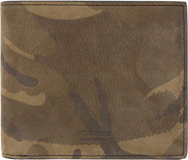 Портфейл Tom Ford Tom Ford Camo Nubuck Bifold Wallet Кафяво | Y0228-ICL113G, 0