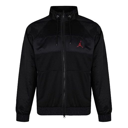 Ветровка Jordan Jordan Stand Collar Logo Casual Woven Sports Jacket Черно | AV1303-011