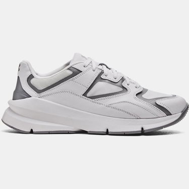 Кецове и обувки Under Armour Unisex Forge 96 Lederschuhe Weiß / Weiß / Reflektierend 44 Бяло | 3027719-100, 0