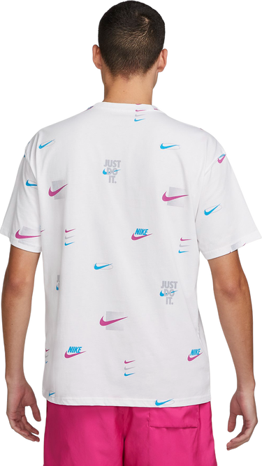 Тениска Nike Men's NSW Allover Print T-Shirt Бяло | dz2991-100, 1