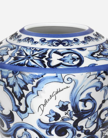 Домашен декор Dolce & Gabbana Dolce & Gabbana Small Amphora Porcelain Vase Многоцветен | TCC197TCAMZUB011, 2
