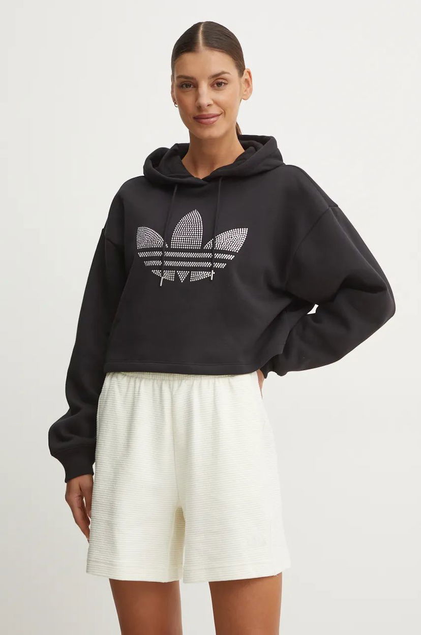 Суитчър adidas Originals Hoodie With Print Черно | IW5697