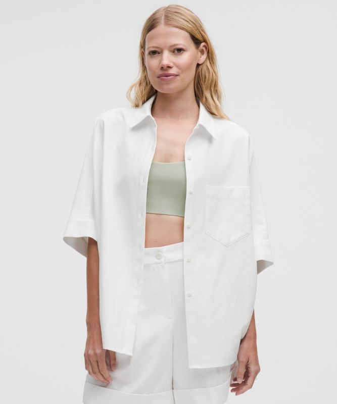 Риза lululemon LuluLinen Relaxed Fit Shirt Бяло | prod20002251, 0