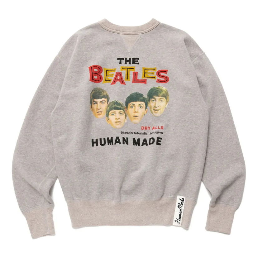 Суитчър Human Made Beatles Print Sweatshirt Сиво | HM24CS023