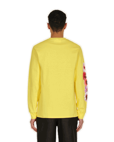 Тениска Awake NY Bloom Logo Longsleeve T-Shirt Жълто | AWK-SS21-TS002 YELLOW, 2