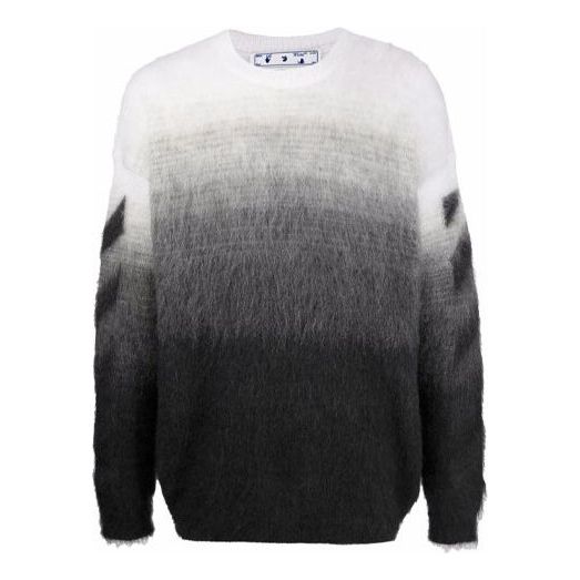 Пуловер Off-White Off-White FW21 Plush Gradient Round Neck Pullover Sweater Многоцветен | OMHE098F21KNI0011010