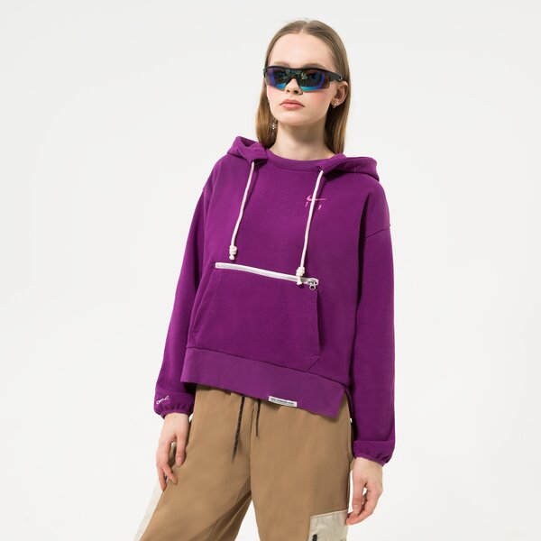 Суитчър Nike Dri-FIT Swoosh Fly Standard Issue Pullover Лилаво | DA6483-503, 0