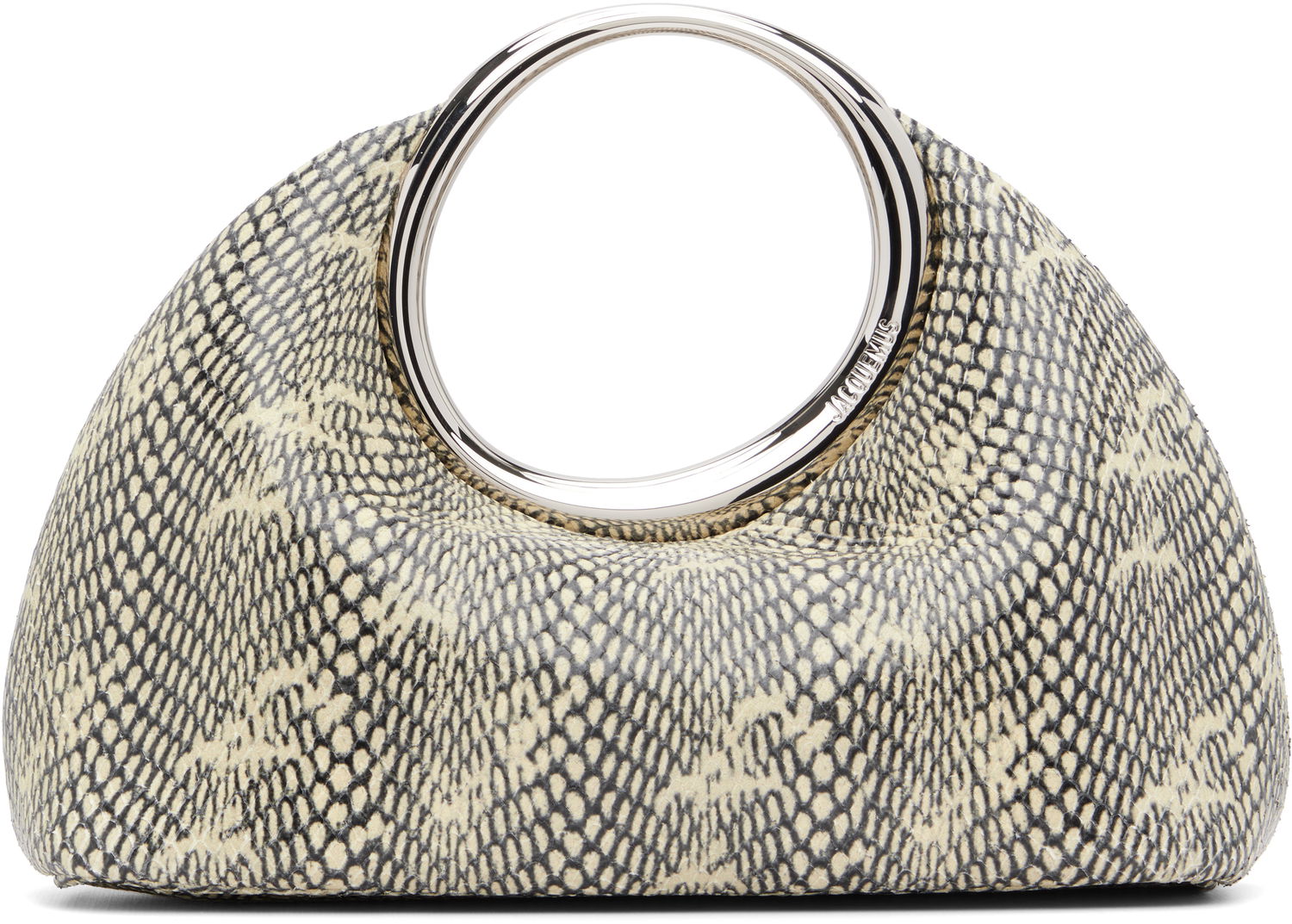 Дамска чанта Jacquemus Jacquemus 'The small Calino' Snakeskin Hobo Bag Бежово | 25E241BA395-3233, 0