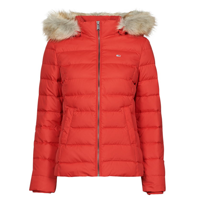 Облекло и аксесоари Tommy Hilfiger BASIC HOODED DOWN JACKET Червено | DW0DW08588XNL